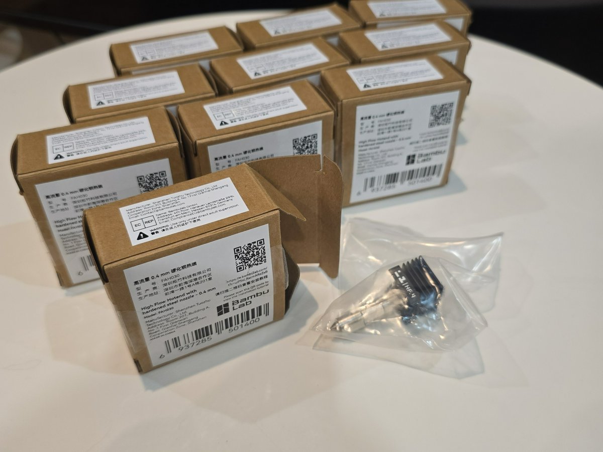 Хотенд High Flow с соплом 0.4 мм из закаленной стали - фото 2