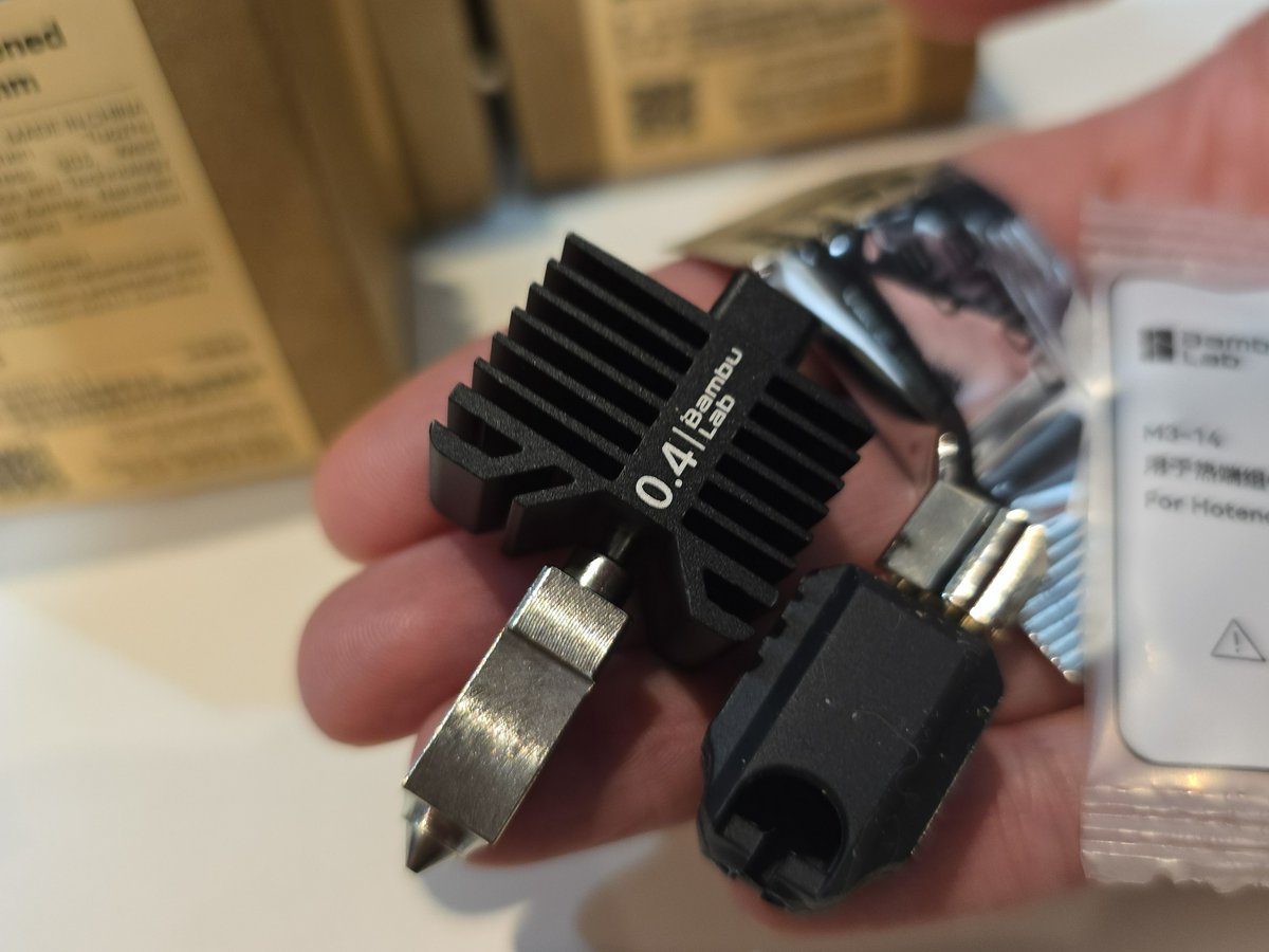 Хотенд с соплом 0.4 мм из закаленной стали - фото 4